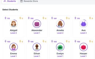 Select students to award class points